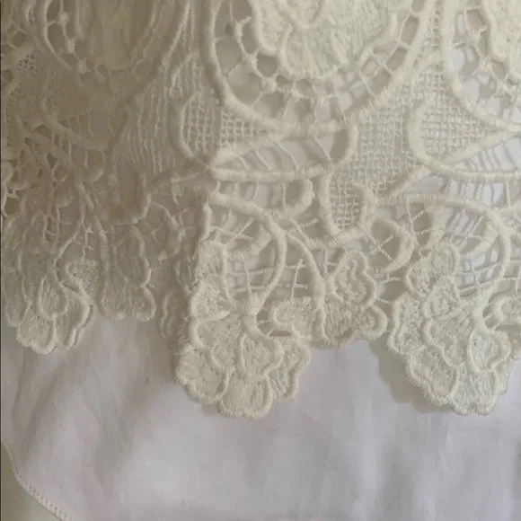 Ted Baker White Lace Short-Sleeve Blouse - Picture 6 of 11